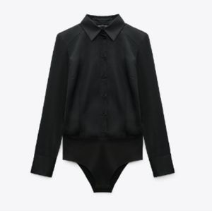 NWT Zara button-down bodysuit